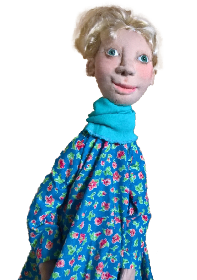 figur-fraeulein Puppe Fräulein